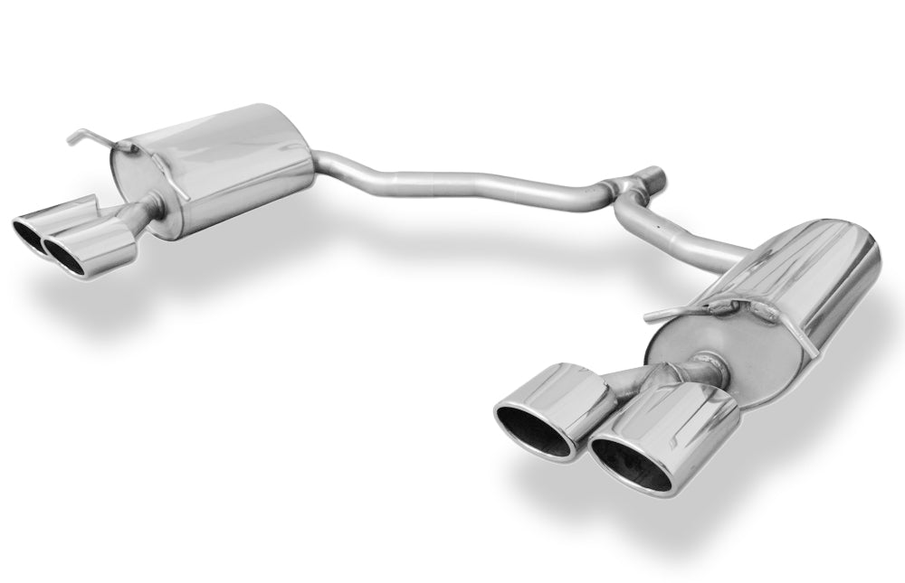 Fox passend fürMercedes E-Klasse Cabrio A207 4 Zylinder Endschalldämpfer rechts/links - 2x115x85 Typ 32 rechts/links