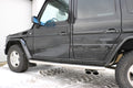 Fox passend für Mercedes G-Klasse G500 - 463 (mit Trittbrett) Endschalldämpfer Ausgang seitlich - 2x115x85 Typ 38 (2x nach links abgeschrägt)