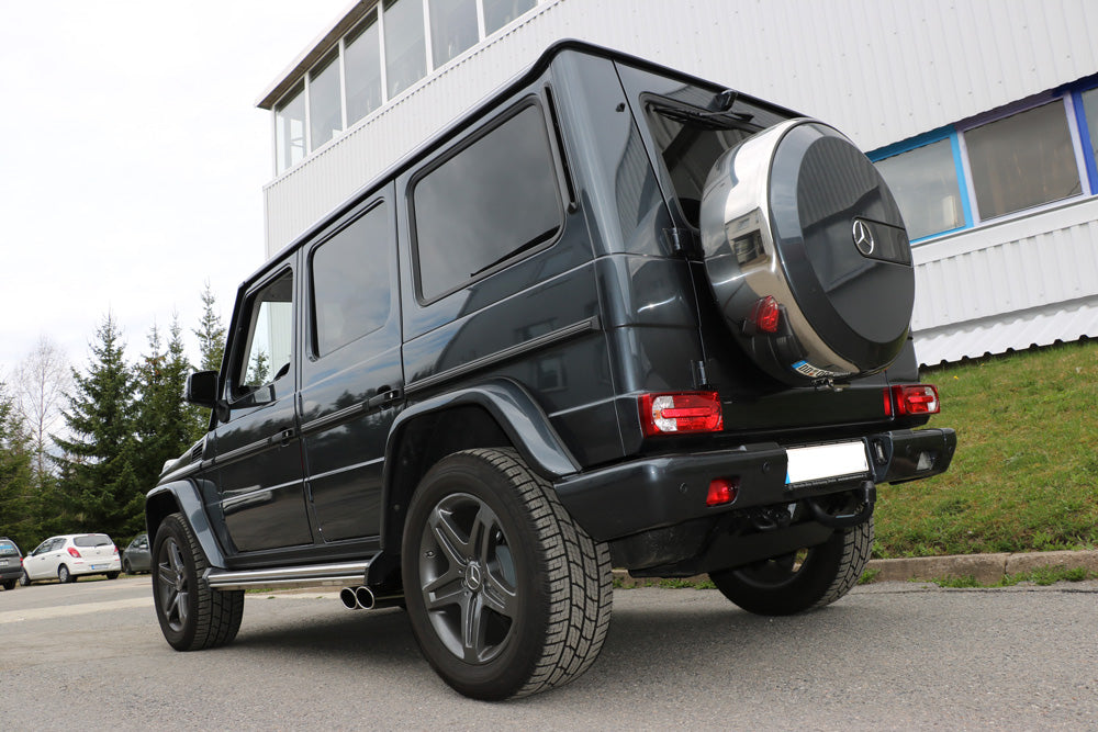 Fox passend fürMercedes G-Klasse 350d - 463 Endrohr zum anstecken - 2x115x85 Typ 38