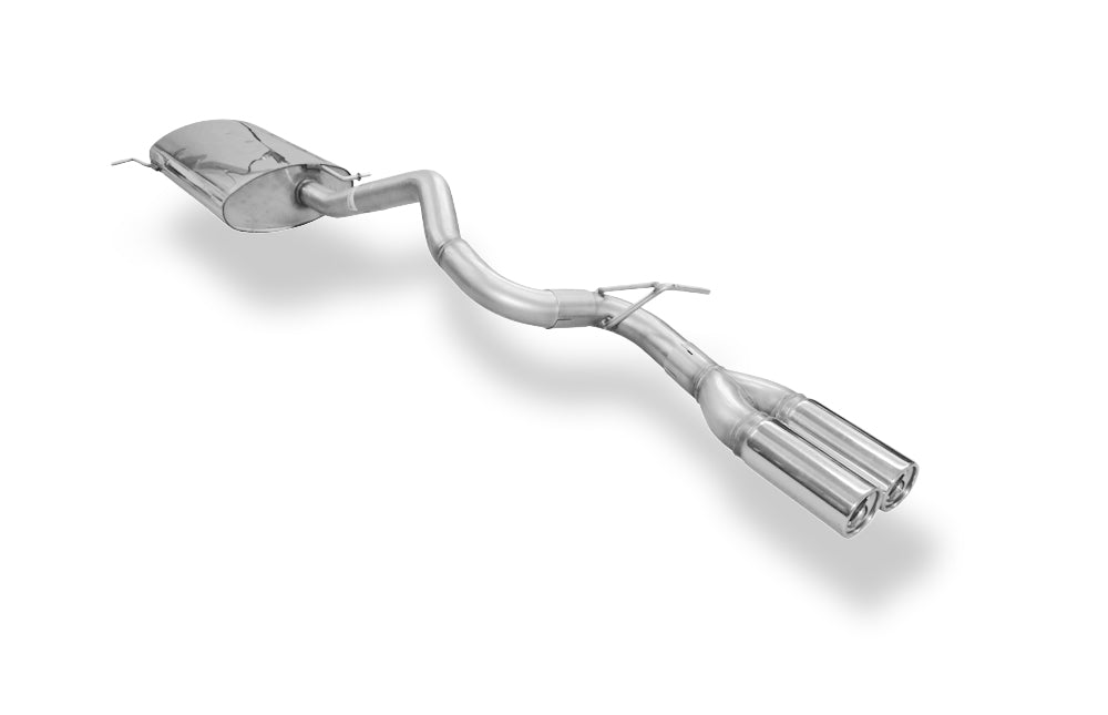 Fox passend fürMercedes M-Klasse Typ W163 - Facelift Endschalldämpfer (Eingang zweiflutig) - 2x80 Typ 13