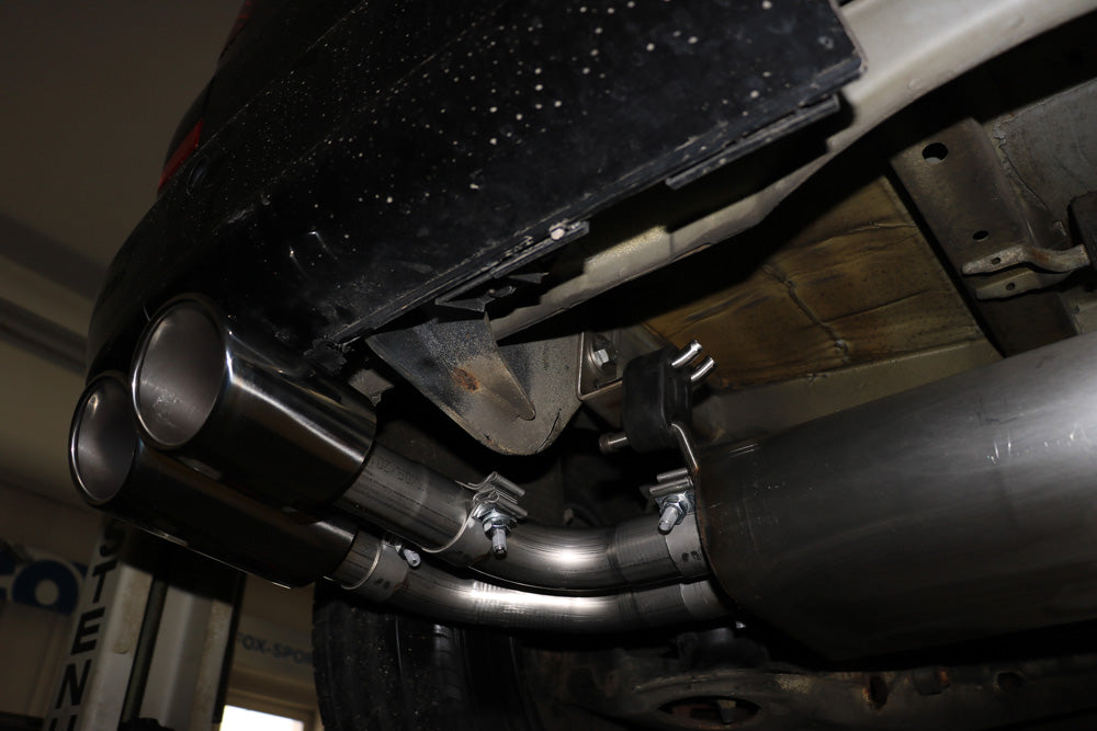 Fox passend fürMercedes Vito/ Viano - W639 Kompact Endschalldämpfer quer Ausgang rechts/links inkl. Verbindungsrohr - 2x115x85 Typ 32 rechts/links