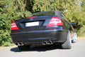 Fox passend für Mercedes CLK Typ 209 Cabrio & Coupe Endschalldämpfer Ausgang rechts/links Ø70mm - 2x115x85 Typ 32 rechts/links
