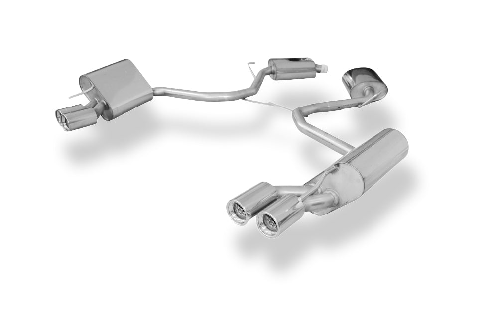 Fox passend für Mercedes SL Typ 230 Endschalldämpfer rechts/links - 2x80 Typ 13 rechts/links