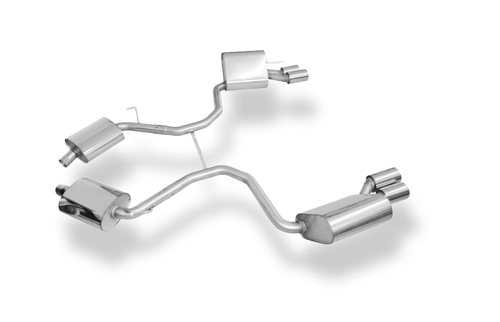 Fox passend fürMercedes SL Typ 230 Endschalldämpfer rechts/links - 2x80 Typ 13 rechts/links