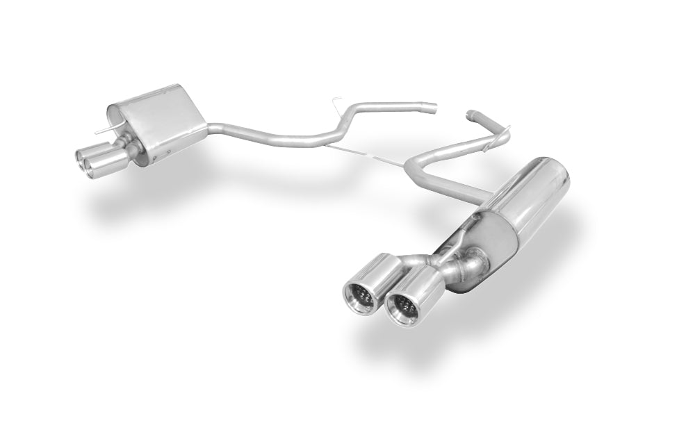 Fox passend fürMercedes SL Typ 230 Endschalldämpfer rechts/links - 2x80 Typ 13 rechts/links - Halbanlage ab Kat