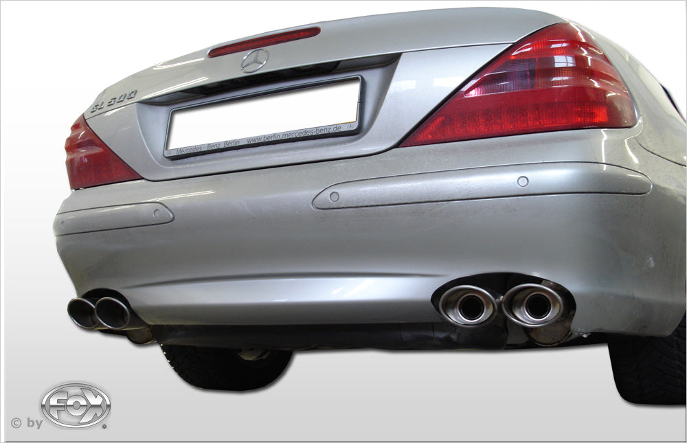 Fox passend fürMercedes SL Typ 230 - Super Sound! Endschalldämpfer rechts/links - 2x115x85 Typ 32 rechts/links