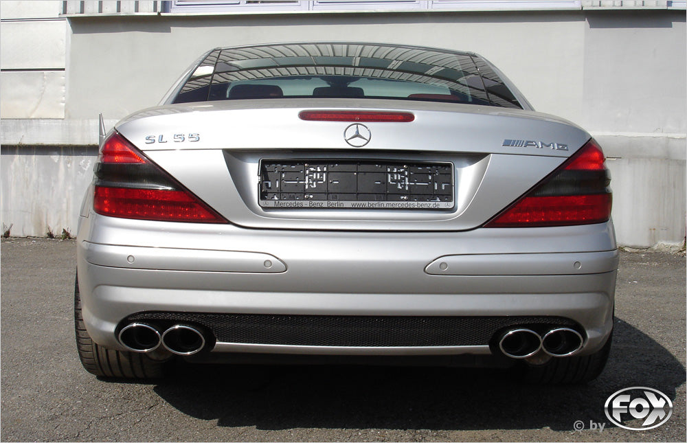 Fox passend fürMercedes SL55/ SL600 - R230 Endschalldämpfer rechts/links - 2x115x85 Typ 32 rechts/links