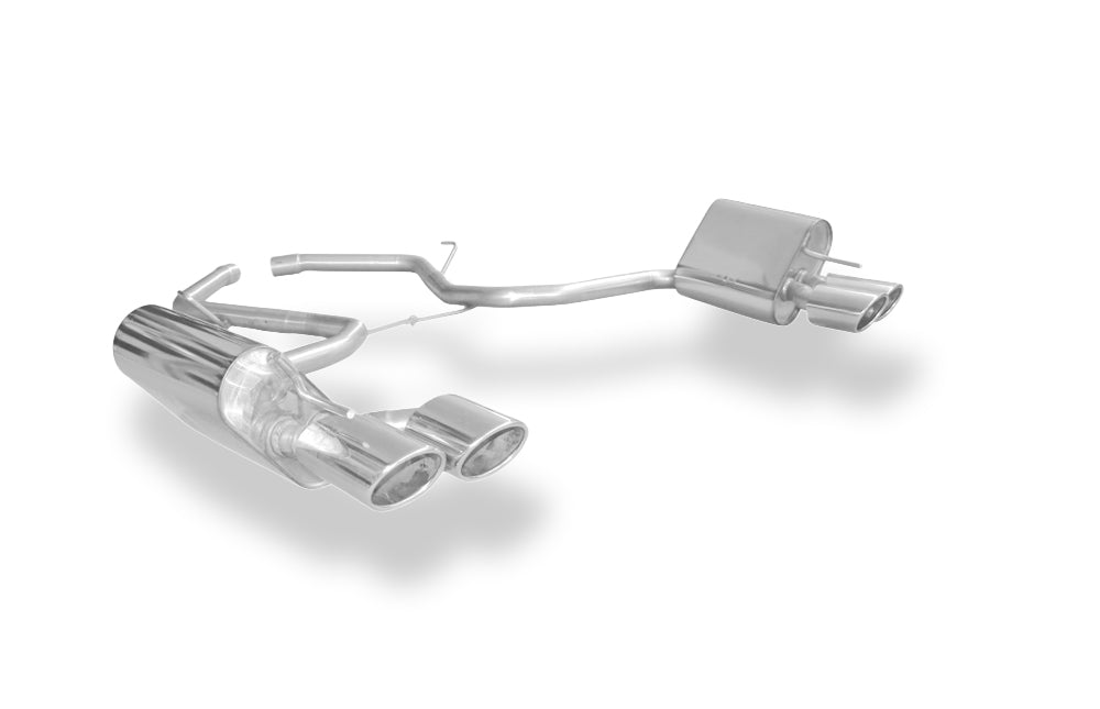 Fox passend fürMercedes SL Typ 230 Endschalldämpfer rechts/links - 2x115x85 Typ 32 rechts/links