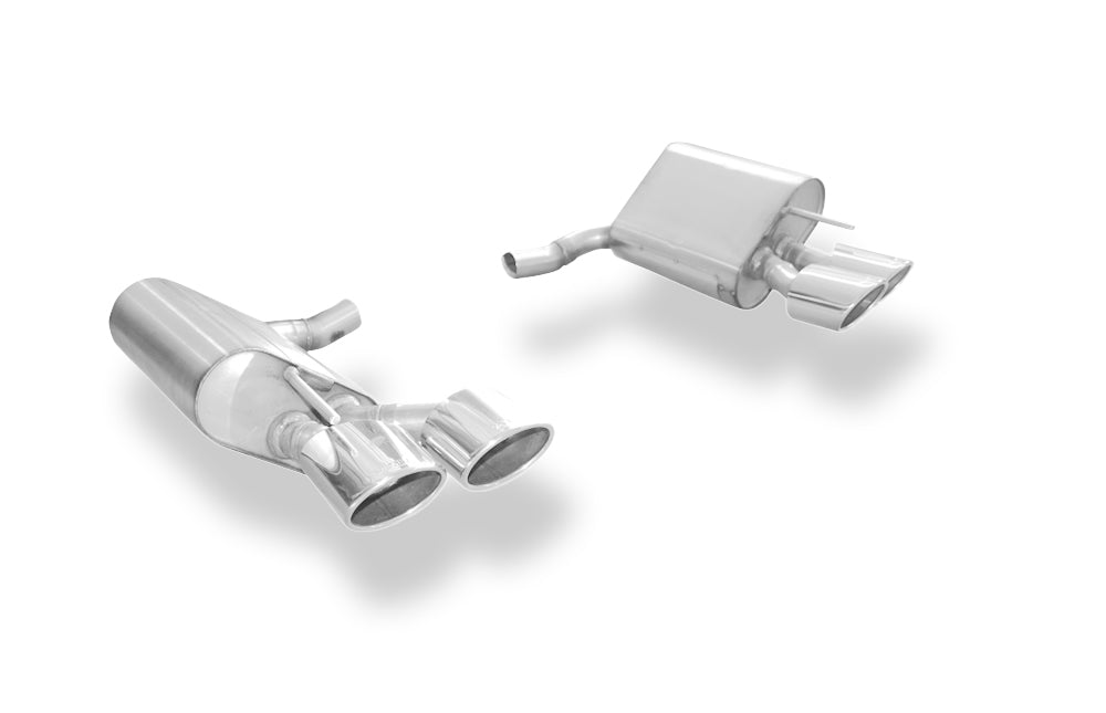 Fox passend fürMercedes SL Typ 230 Facelift Endschalldämpfer rechts/links kurze Variante - 2x115x85 Typ 32 rechts/links