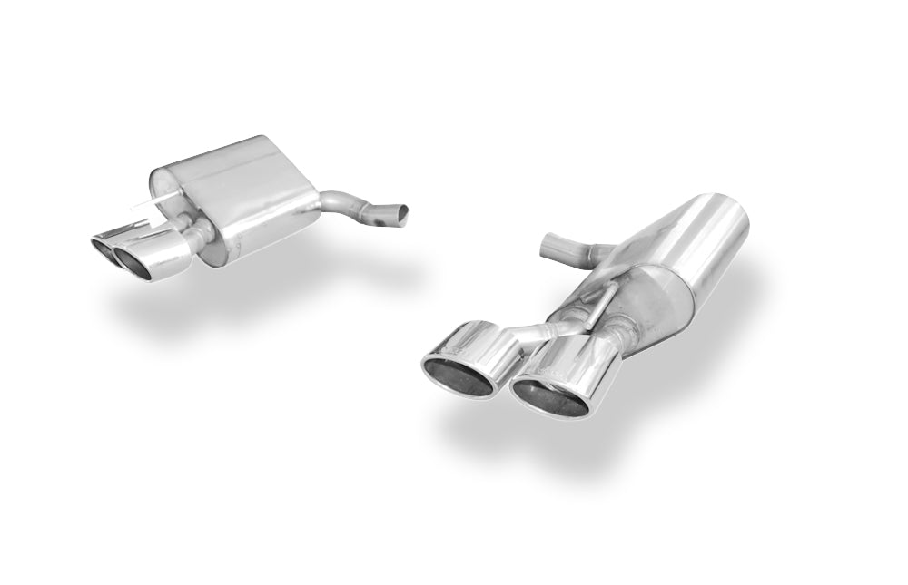 Fox passend für Mercedes SL Typ 230 Facelift Endschalldämpfer rechts/links kurze Variante - 2x115x85 Typ 32 rechts/links