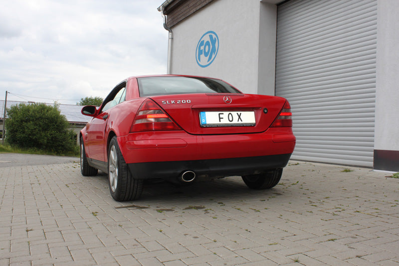 Fox passend fürMercedes SLK Typ 170 Halbanlage ab Kat - 115x85 Typ 32