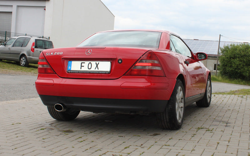 Fox passend fürMercedes SLK Typ 170 Halbanlage ab Kat - 115x85 Typ 32