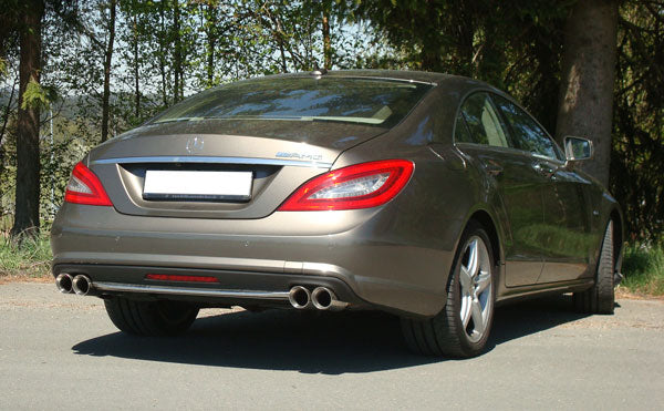 Fox passend für Mercedes CLS W218 Endschalldämpfer rechts/links 63,5mm - 2x90 Typ 25 rechts/links