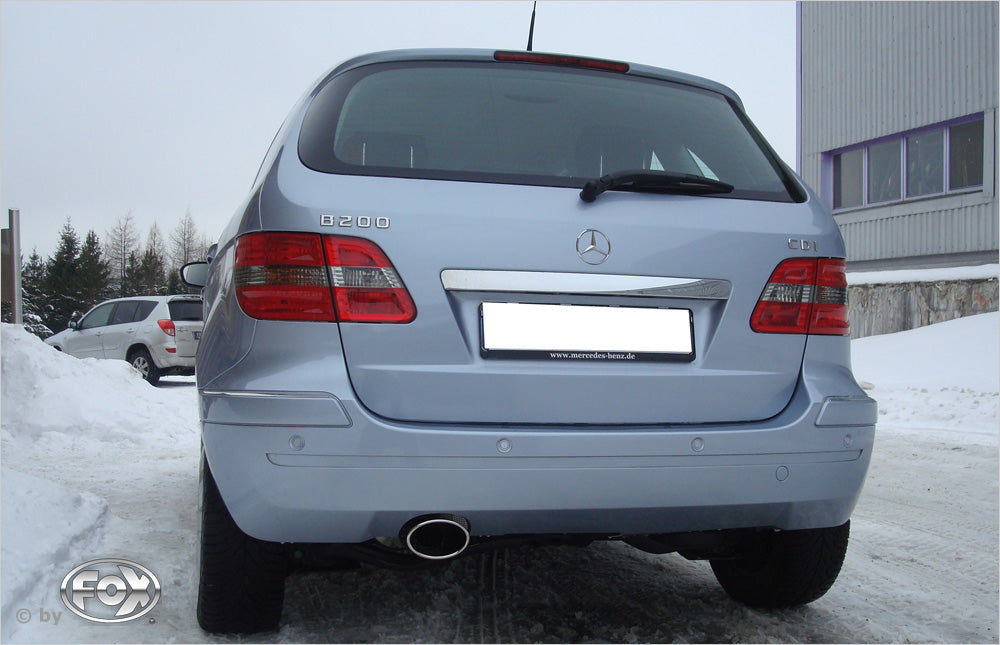Fox passend fürMercedes B-Klasse 245 Endschalldämpfer - 140x90 Typ 32