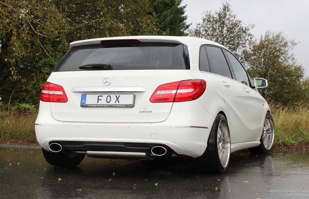 Fox passend fürMercedes B-Klasse - 246 - 4-matic Endschalldämpfer quer Ausgang rechts/links - 140x90 Typ 32 rechts/links