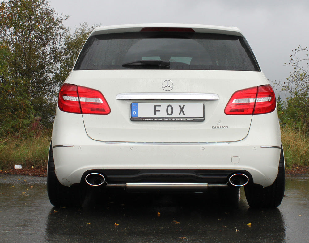 Fox passend fürMercedes B-Klasse - 246 Endschalldämpfer quer Ausgang rechts/links - 140x90 Typ 32 rechts/links