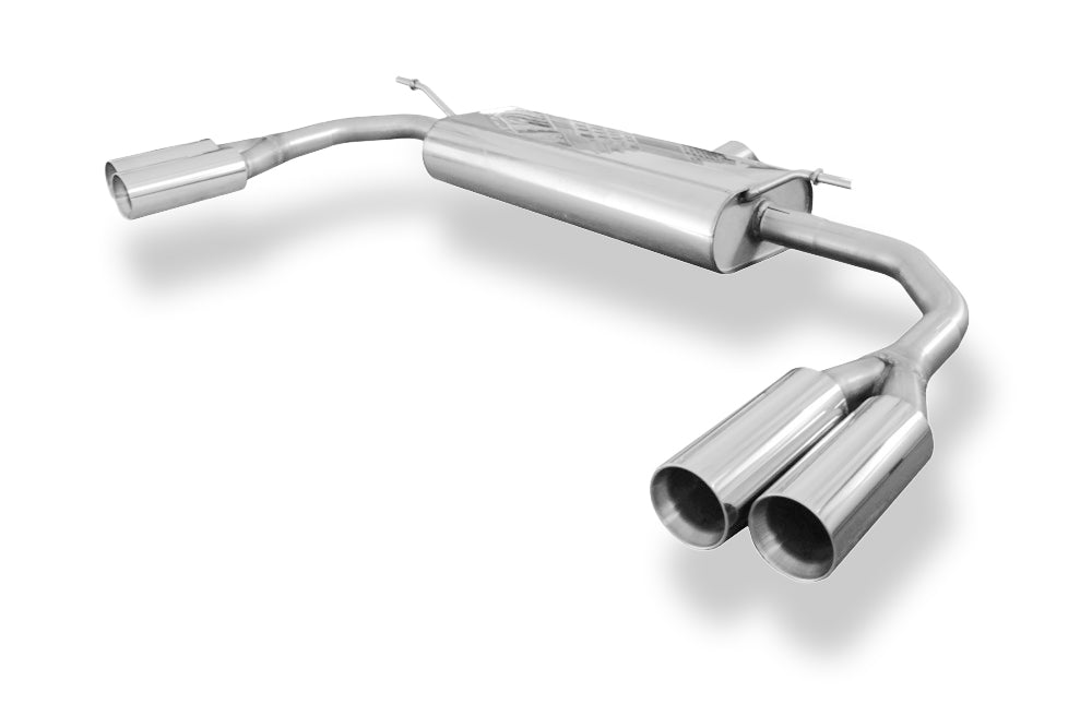 Fox passend fürMercedes CLA - 117 4-matic Endschalldämpfer quer Ausgang rechts/links - 2x80 Typ 24 rechts/links