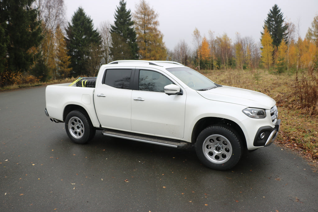 Fox passend fürMercedes X-Klasse 4matic Endrohrsystem Ausgang rechts am Fahrzeug - 2x115x85 Typ 38 rechts