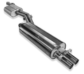 Fox passend für Mercedes W123/S123 - 4 Zylinder Halbanlage ab Kat, bestehend aus End und Vorschalldämpfer - 2x55 Typ 10