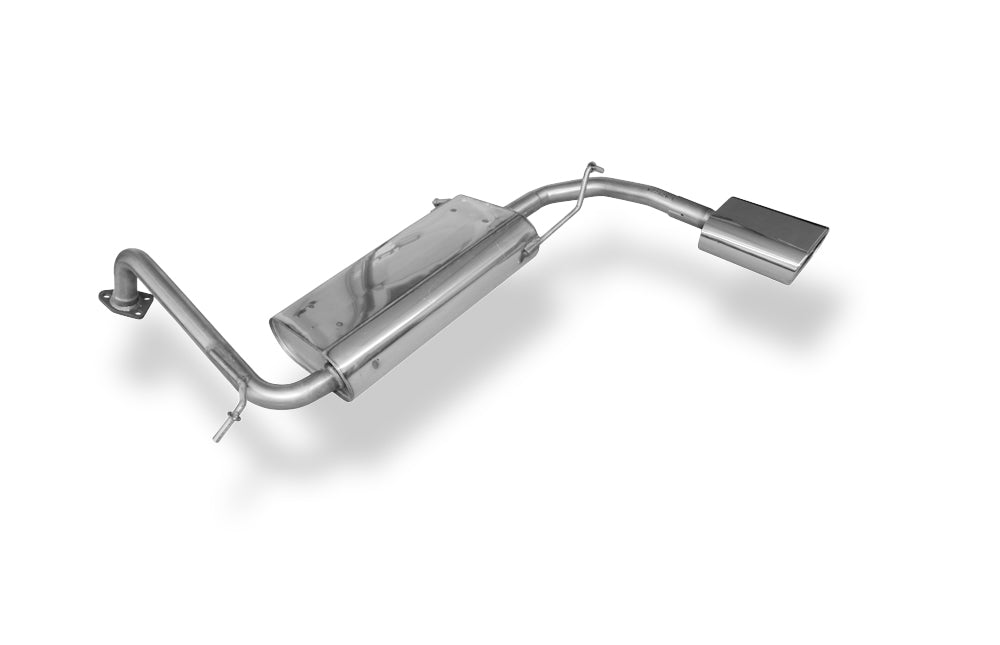 Fox passend für Mitsubishi Lancer IV Stufenheck Endschalldämpfer - 160x80 Typ 53