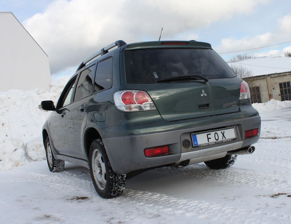Fox passend fürMitsubishi Outlander 4WD Endschalldämpfer - 115x85 Typ 33