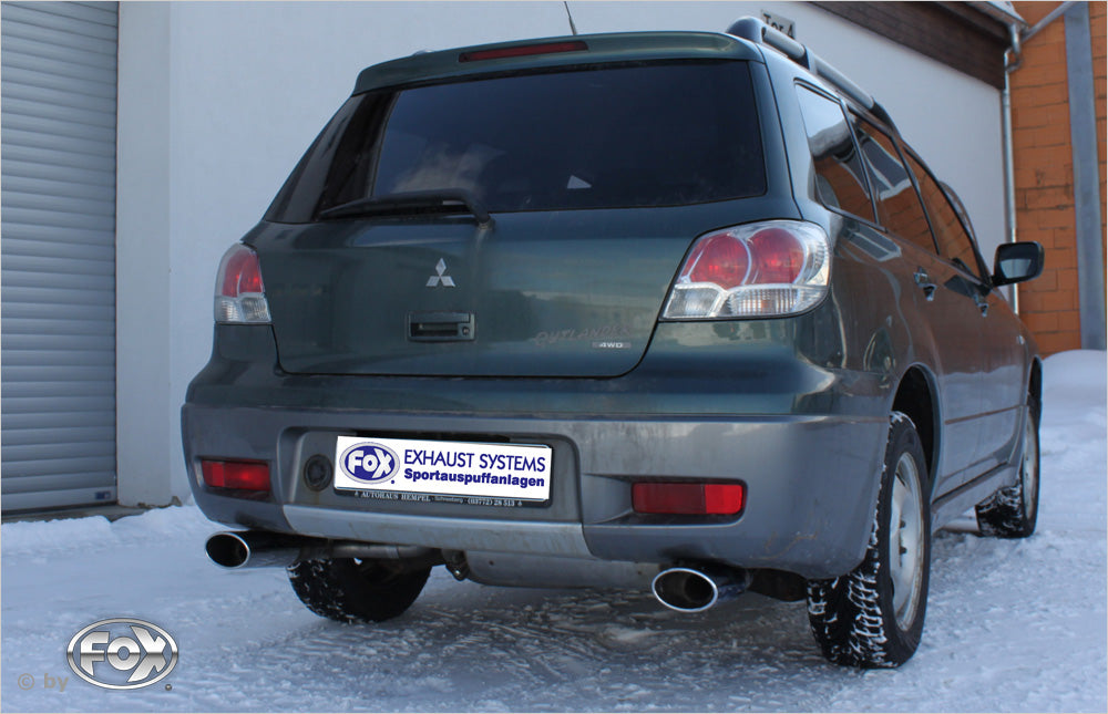 Fox passend fürMitsubishi Outlander 4WD Endschalldämpfer Ausgang rechts/links - 115x85 Typ 33 rechts/links