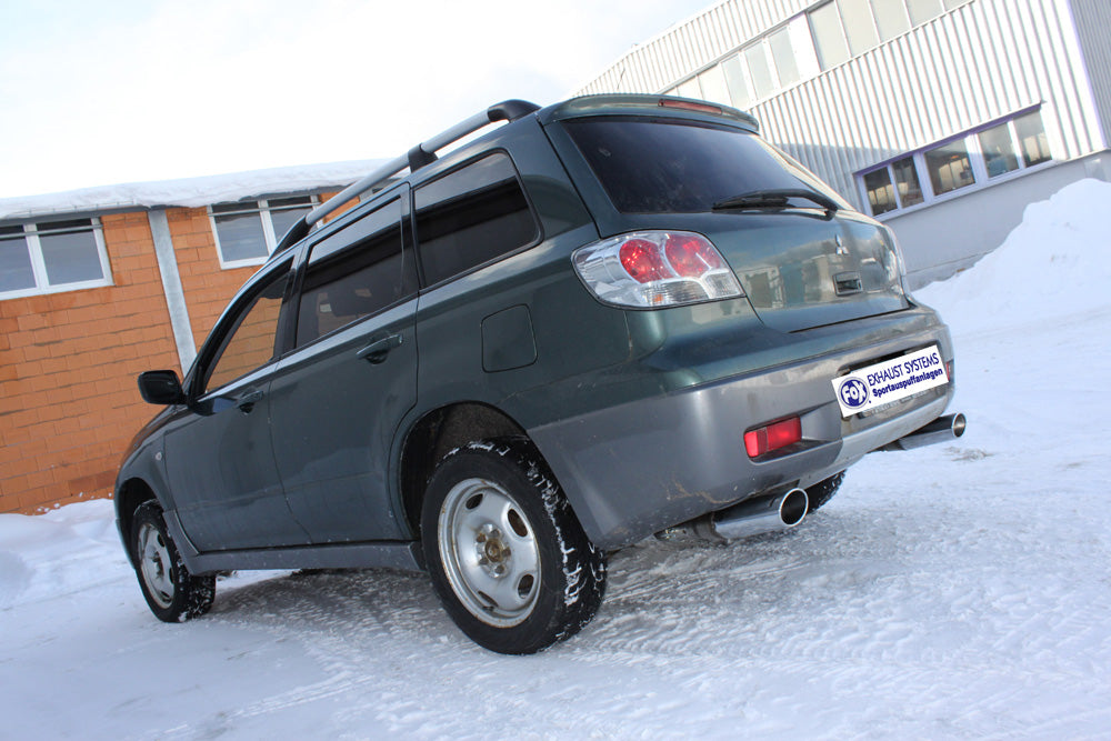 Fox passend fürMitsubishi Outlander 4WD Endschalldämpfer Ausgang rechts/links - 115x85 Typ 33 rechts/links