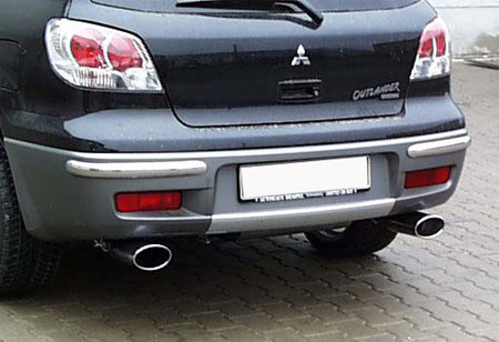 Fox passend fürMitsubishi Outlander 4WD Endschalldämpfer Ausgang rechts/links - 115x85 Typ 33 rechts/links