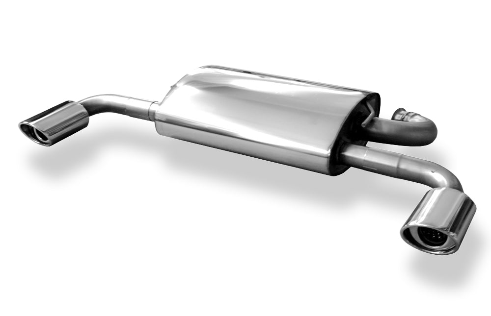 Fox passend fürMitsubishi Outlander CWO - Bj. ab 06` Endschalldämpfer quer Ausgang rechts/links - 115x85 Typ 33 rechts/links