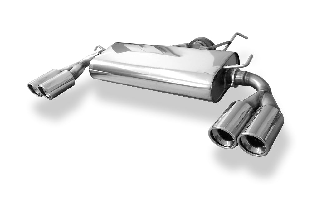 Fox passend fürMitsubishi Lancer CYO - Stufenheck/ Sportback Endschalldämpfer quer Ausgang rechts/links - 2x90 Typ 17 rechts/links