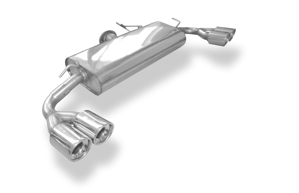 Fox passend für Mitsubishi Lancer CYO - Stufenheck/ Sportback Endschalldämpfer quer Ausgang rechts/links - 2x90 Typ 17 rechts/links