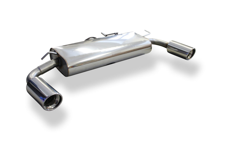 Fox passend fürMitsubishi Lancer CYO - Stufenheck/ Sportback Endschalldämpfer quer Ausgang rechts/links - 1x100 Typ 17 rechts/links