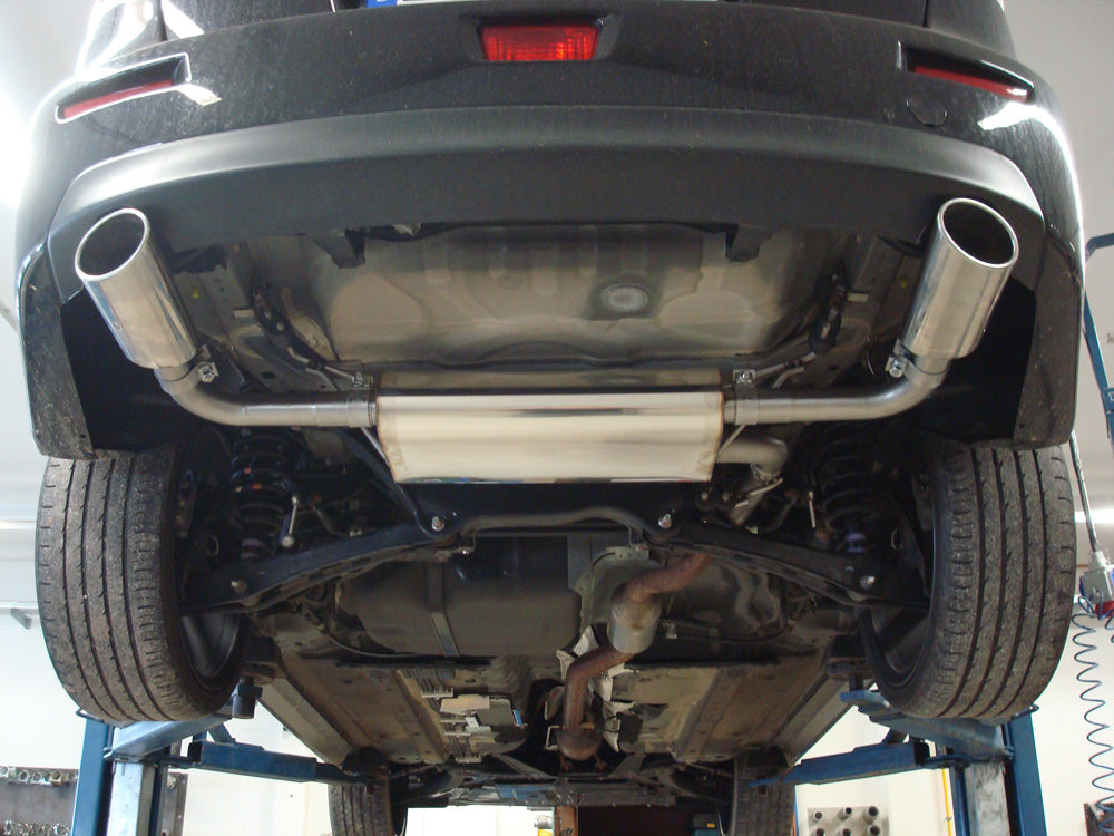 Fox passend fürMitsubishi Lancer CYO Stufenheck/ Sportback Benzin Endschalldämpfer quer Ausgang rechts/links - 115x85 Typ 38 rechts/links