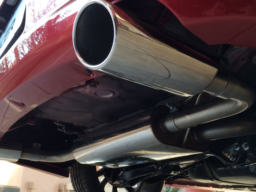Fox passend fürMitsubishi Lancer CYO Stufenheck/ Sportback Benzin Endschalldämpfer quer Ausgang rechts/links - 115x85 Typ 32 rechts/links