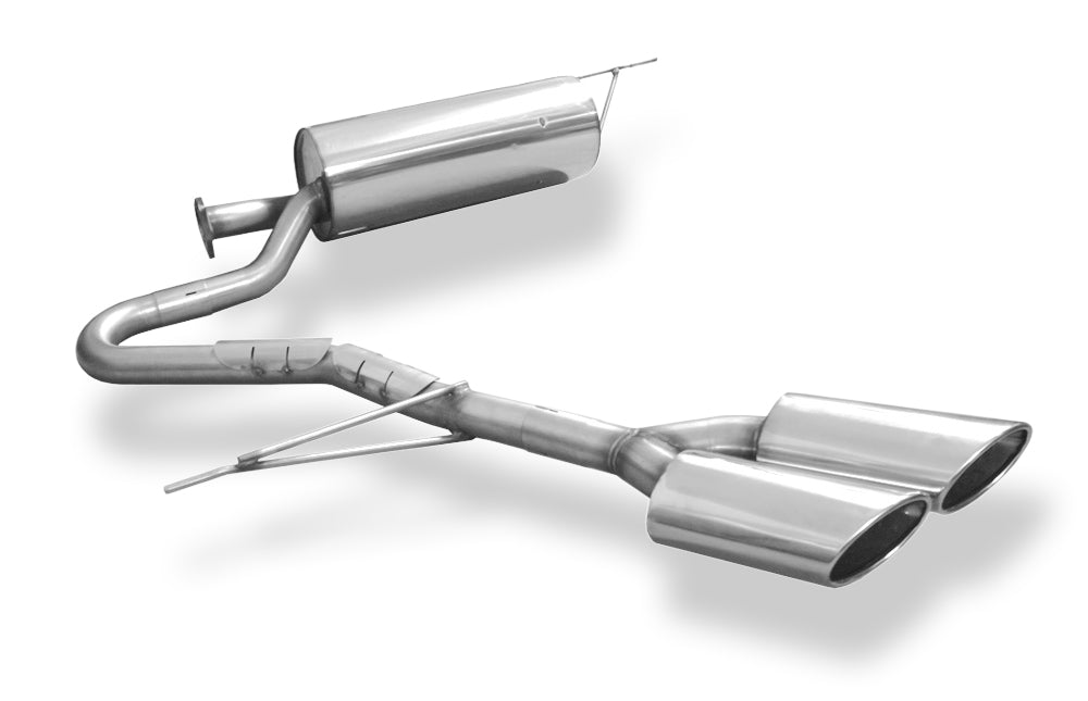 Fox passend fürMitsubishi L200 Typ KAOT Fourcap 4-trg. Endschalldämpfer Sidepipe - 2x115x85 Typ 38