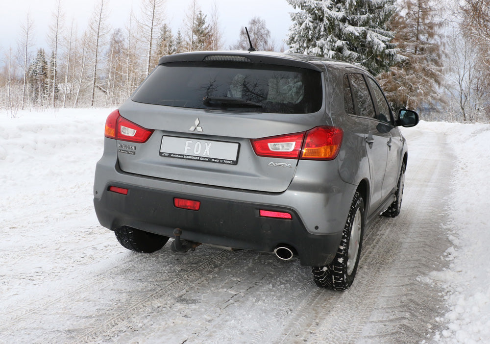Fox passend fürMitsubishi ASX Frontantrieb - Typ GAO Endschalldämpfer Ausgang rechts - 129x106 Typ 44