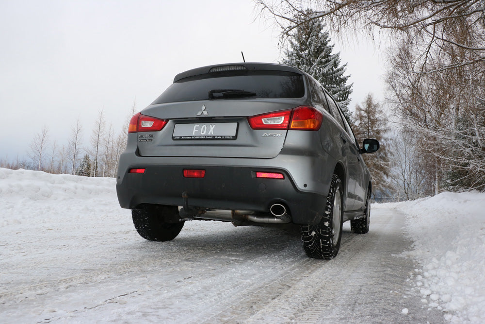 Fox passend fürMitsubishi ASX Frontantrieb - Typ GAO Endschalldämpfer Ausgang rechts - 129x106 Typ 44