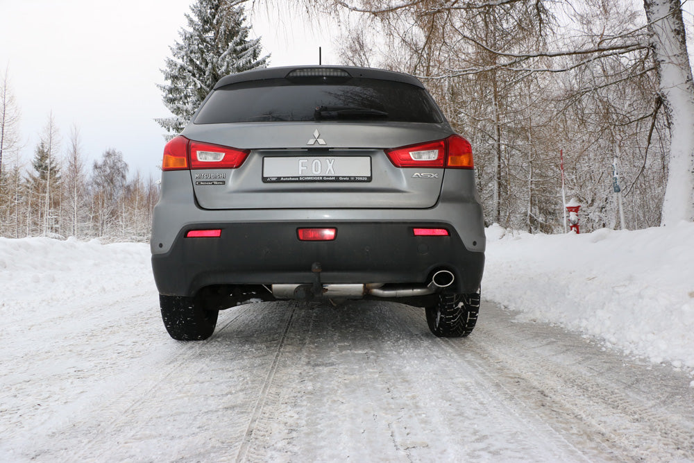 Fox passend fürMitsubishi ASX Frontantrieb - Typ GAO Endschalldämpfer Ausgang rechts - 129x106 Typ 44