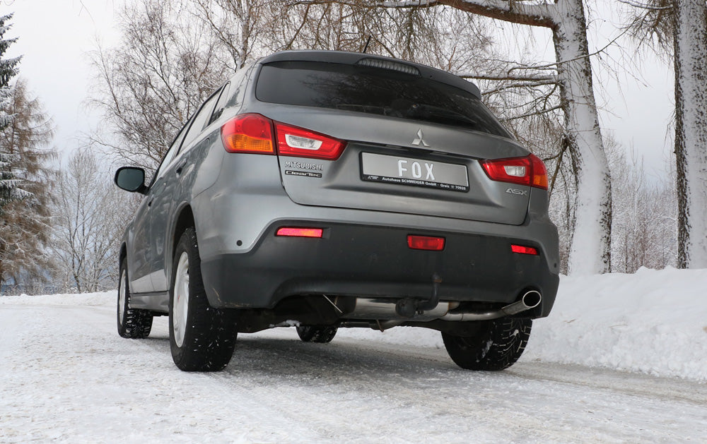 Fox passend fürMitsubishi ASX Frontantrieb - Typ GAO Endschalldämpfer Ausgang rechts - 129x106 Typ 44