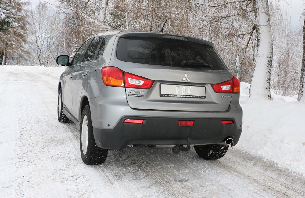 Fox passend fürMitsubishi ASX Frontantrieb - Typ GAO Endschalldämpfer Ausgang rechts - 129x106 Typ 44