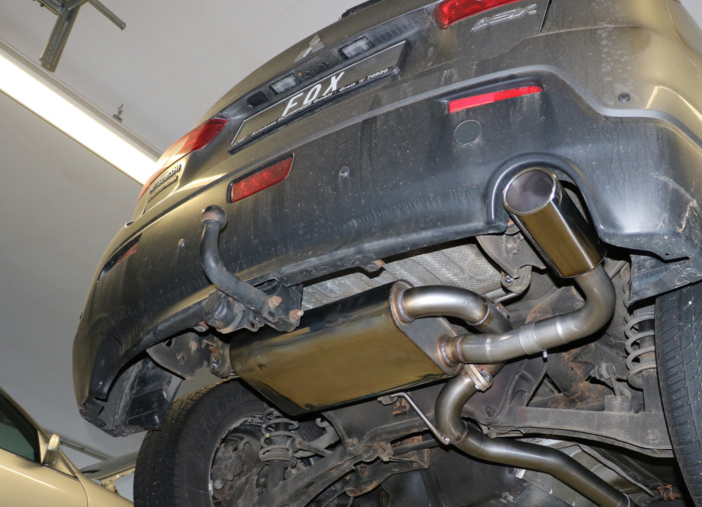 Fox passend fürMitsubishi ASX Frontantrieb - Typ GAO Endschalldämpfer Ausgang rechts - 129x106 Typ 44