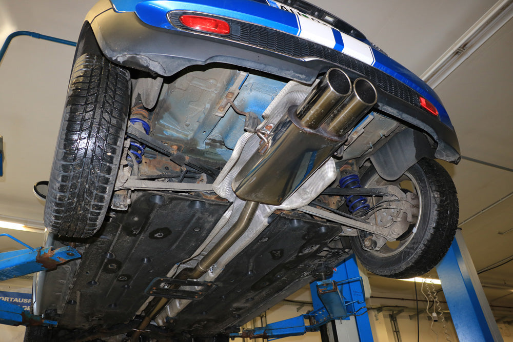Fox passend fürMini Cooper S R56 Endschalldämpfer Ausgang mittig - 2x100 Typ 16