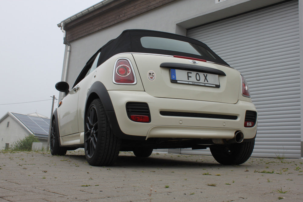 Fox passend fürMini One R57 - Cabrio Endschalldämpfer - 1x100 Typ 25