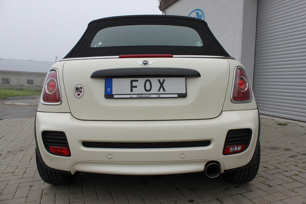 Fox passend fürMini One R57 - Cabrio Endschalldämpfer - 1x100 Typ 25