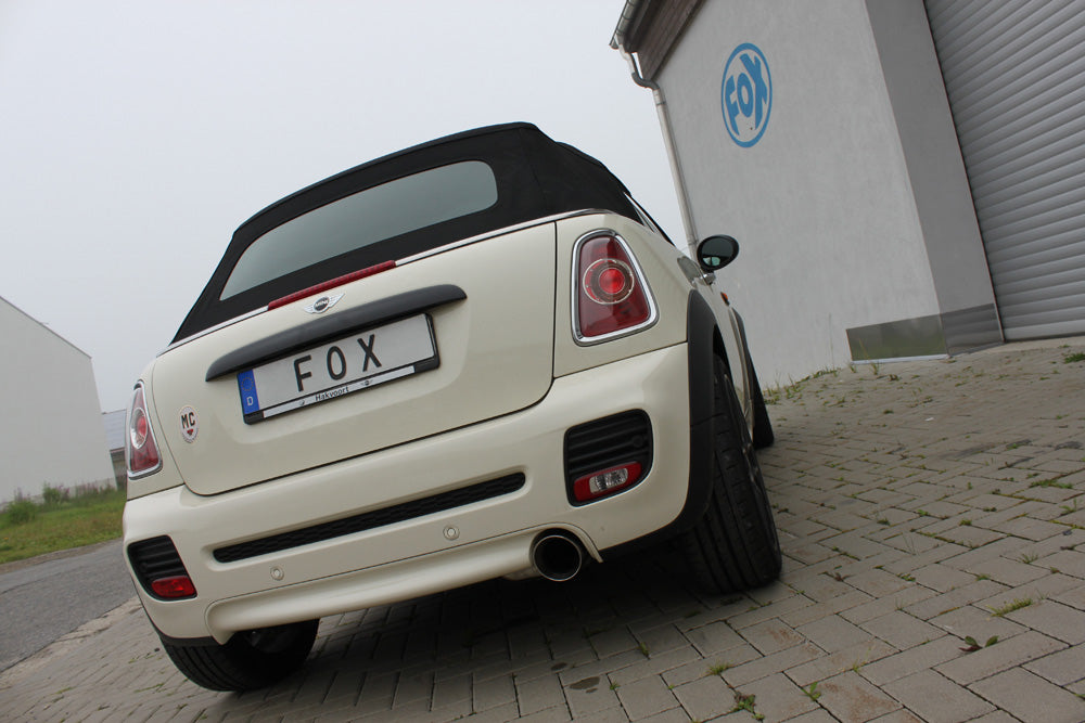 Fox passend fürMini One R57 - Cabrio Endschalldämpfer - 1x100 Typ 25
