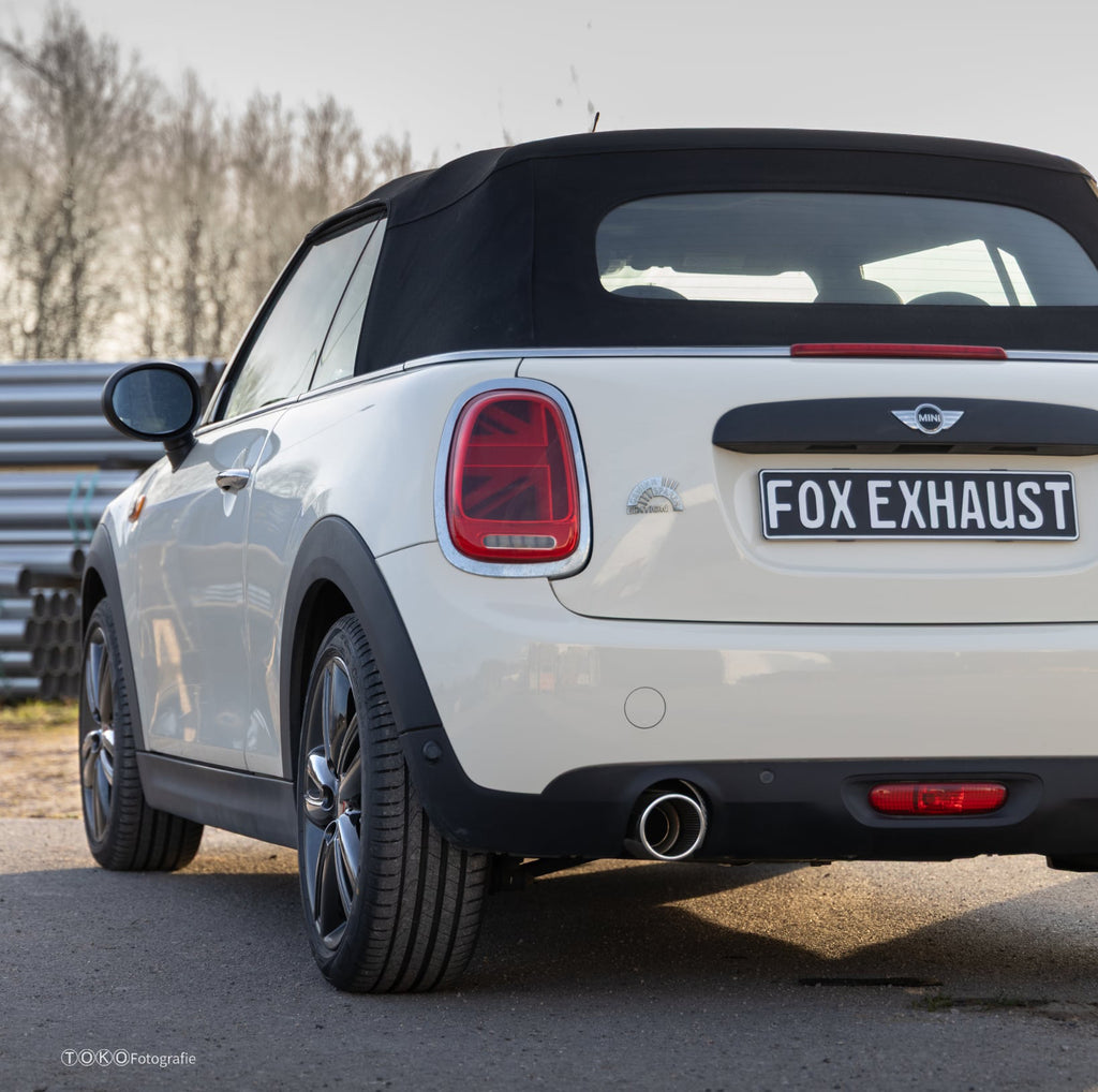 Fox passend fürMini Cooper F56 und F57 - 3-türer Endschalldämpfer - 1x100 Typ 16P
