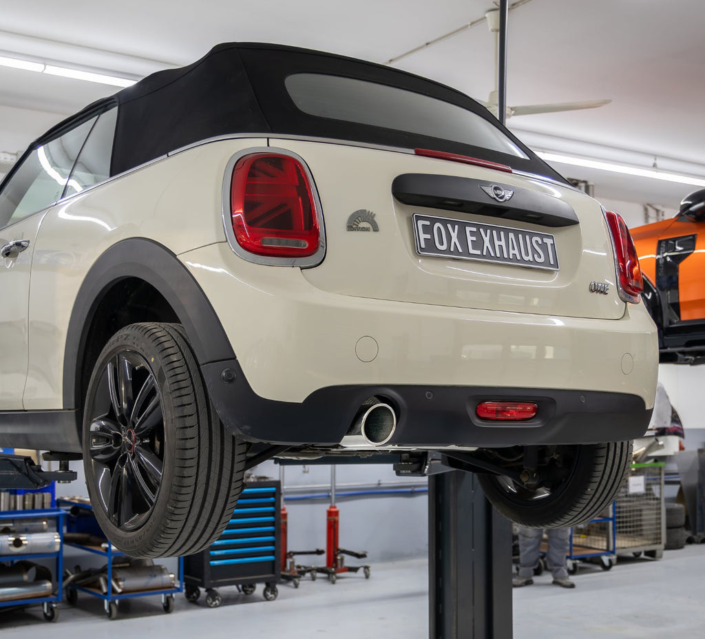 Fox passend für Mini Cooper F56 und F57 - 3-türer Endschalldämpfer - 1x100 Typ 16P