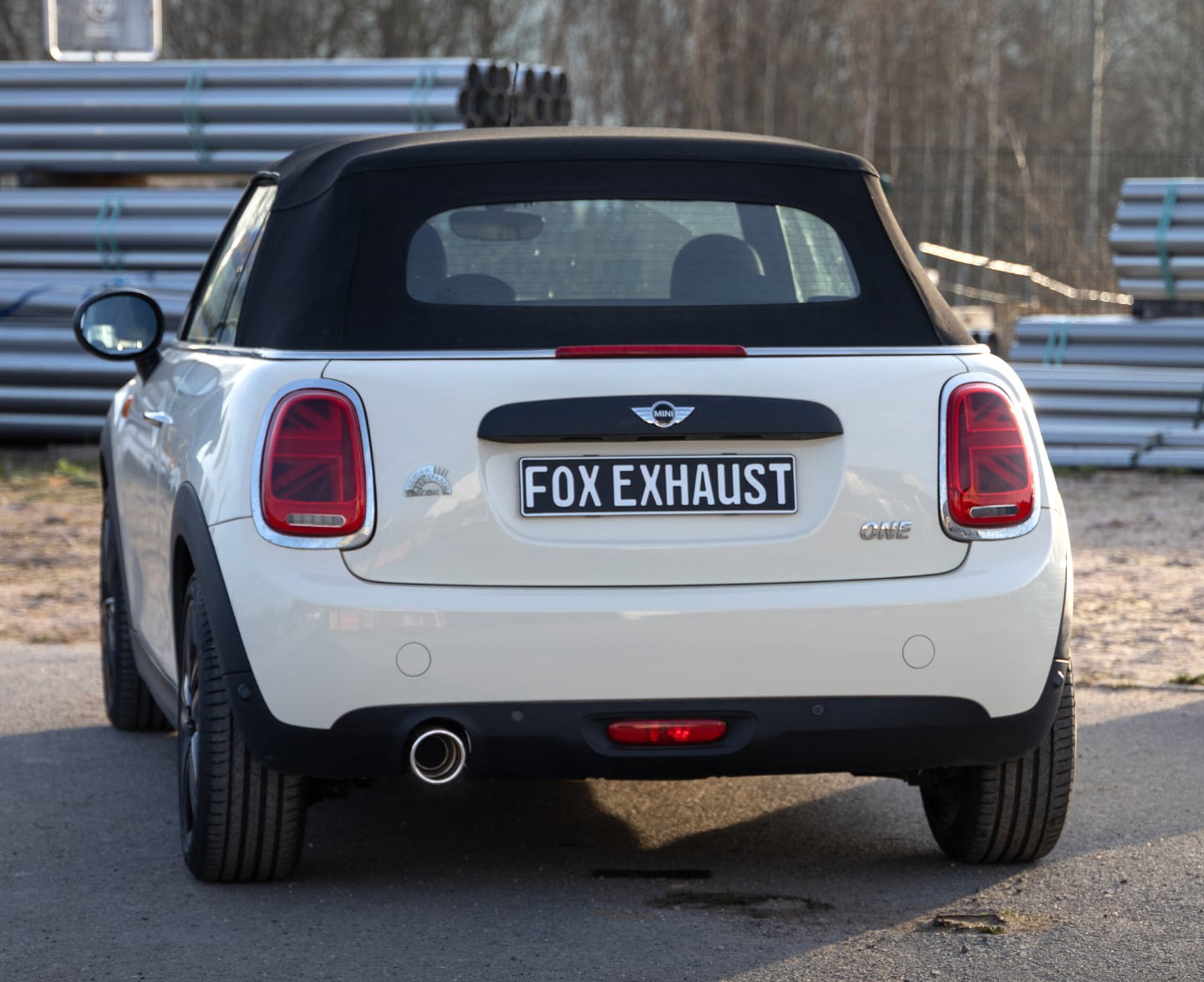 Fox passend fürMini Cooper F56 und F57 - 3-türer Endschalldämpfer - 1x100 Typ 16P