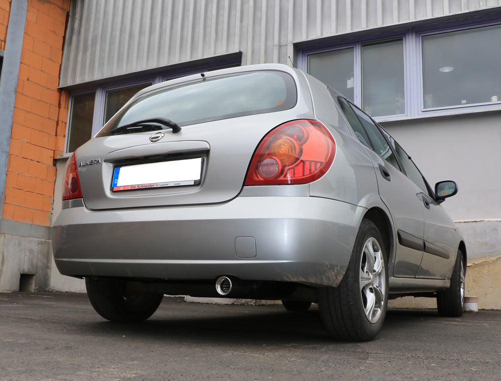 Fox passend für Nissan Almera - N16 Hatchback Endschalldämpfer - 1x80 Typ 13