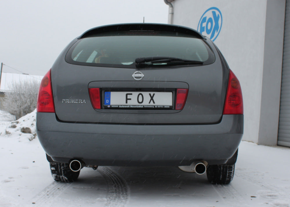 Fox passend für Nissan Primera P12 Traveller Endschalldämpfer Ausgang rechts/links - 1x90 Typ 12 rechts/links